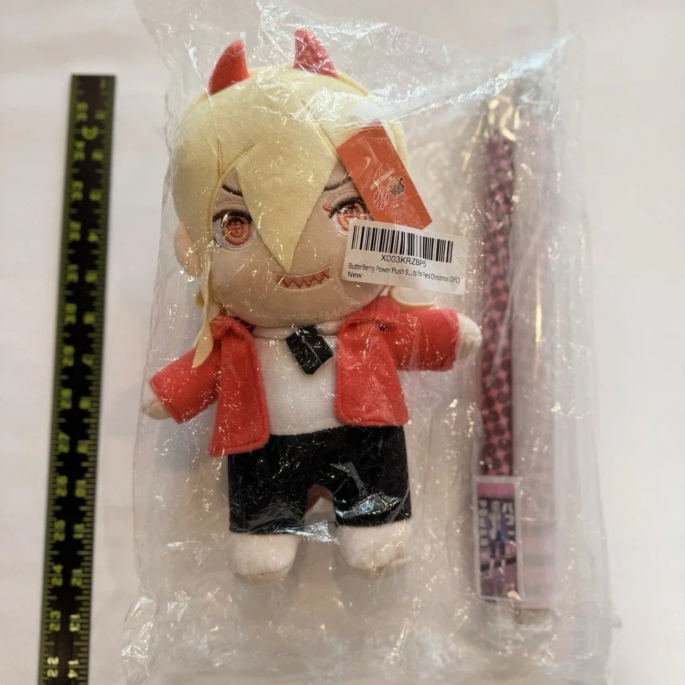 NEW‎ Chainsaw Man Power Fiend Plush With Wall Hanging Tapestry Roll